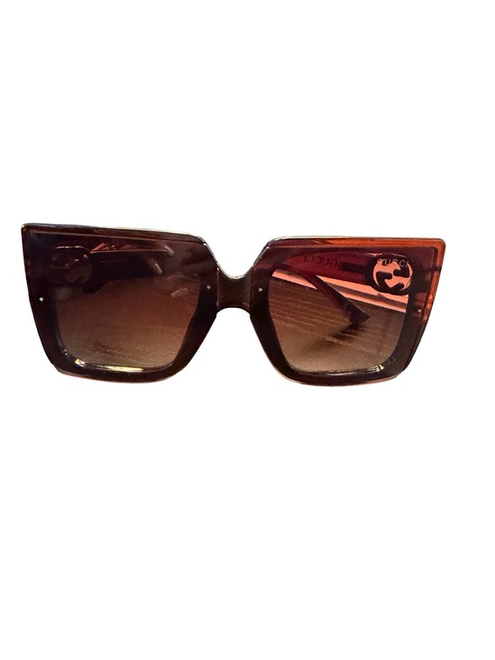 Gucci Accessories - Gucci Women's Amber Brown Oversized Square Sunglasses